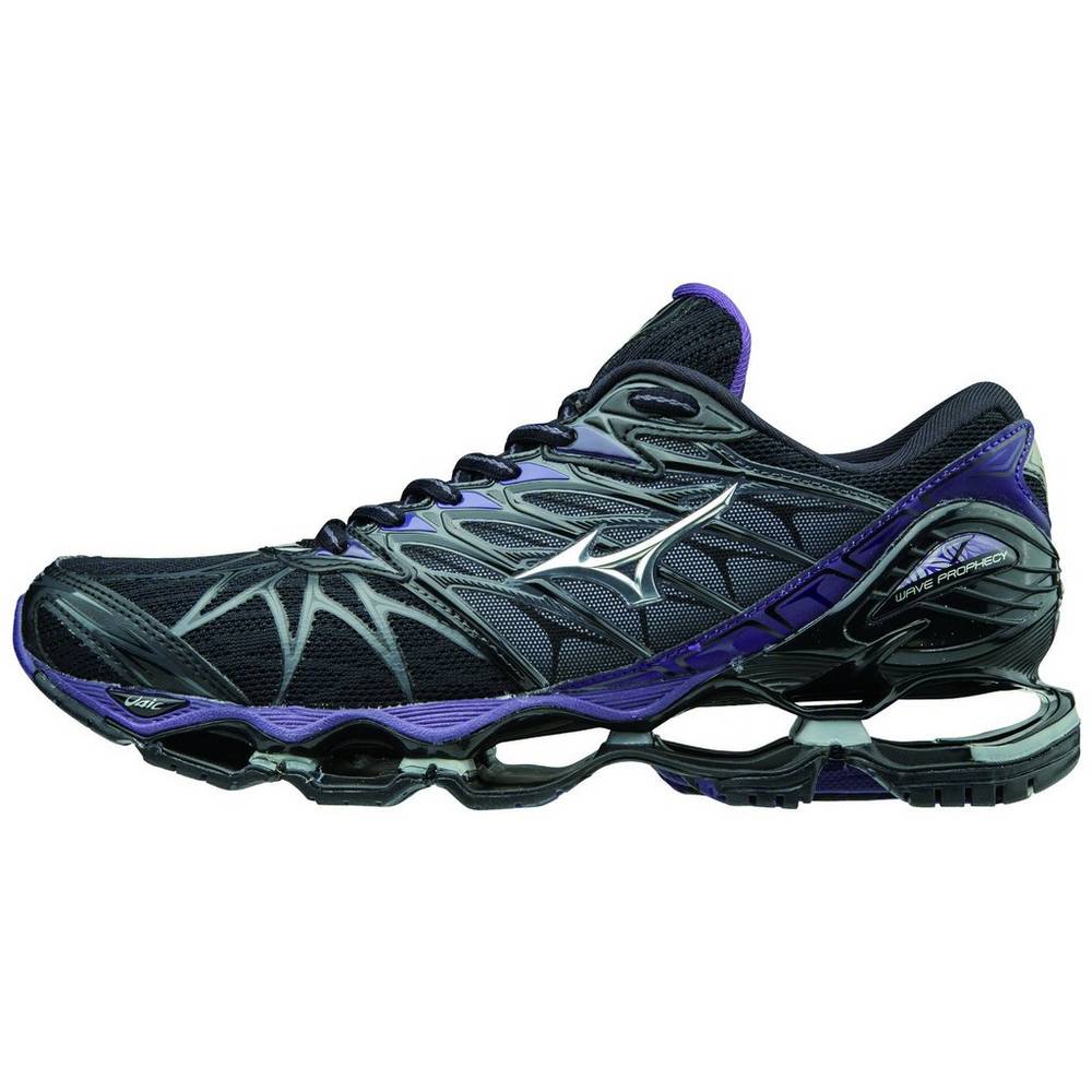 Mizuno Wave Prophecy 7 Női Futócipő Fekete/Titán WYF239571